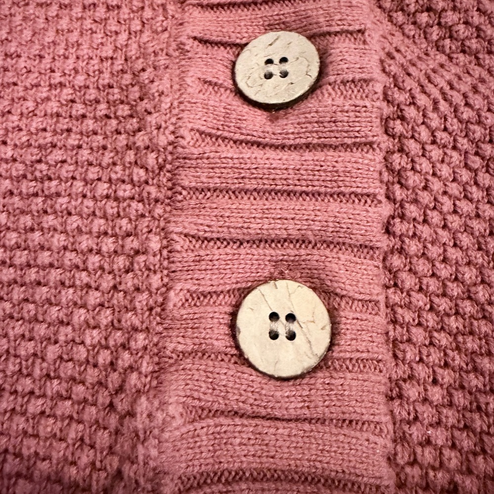 Free People Knit Button-Up Set in Rust - Picture 5 of 7